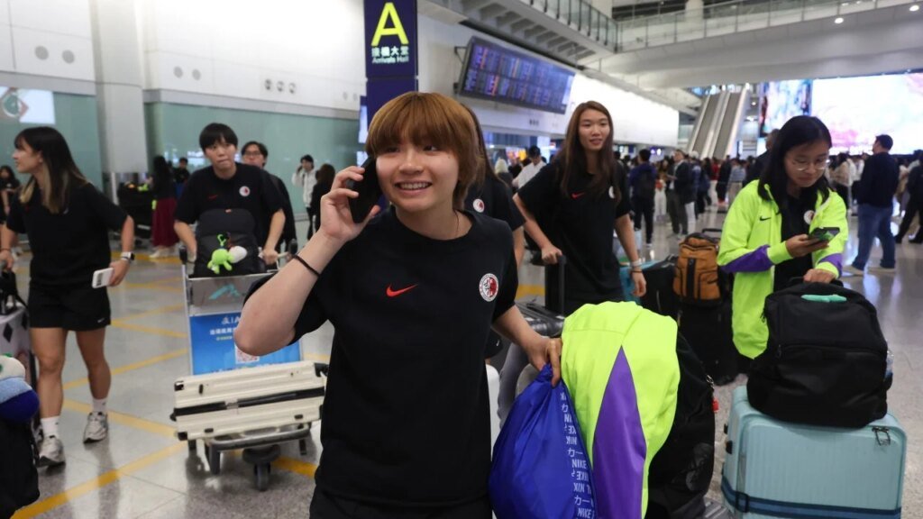 Hong Kong women’s football team happy to be home after anxious wait in Dubai