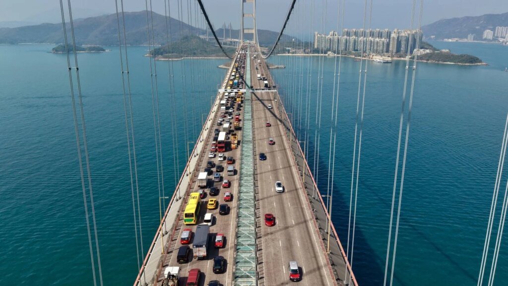 Man arrested after Hong Kong bridge crash injures 11, disrupts airport-bound traffic