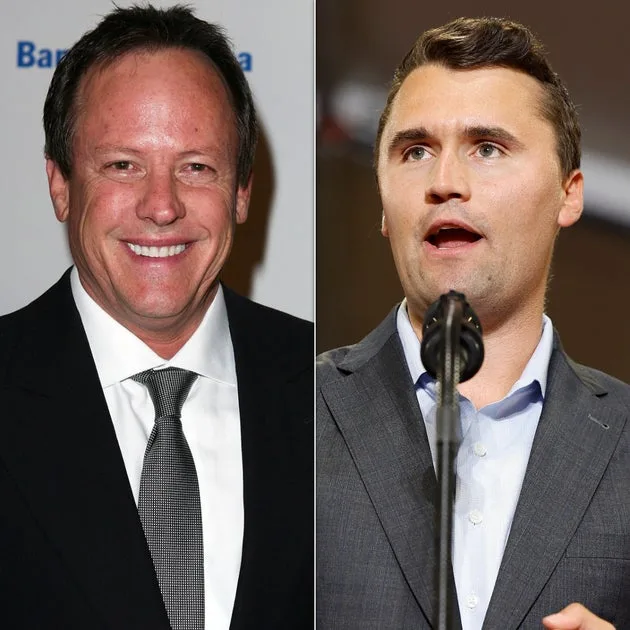 Cheerleading entrepreneur and conservative media mogul Jeff Webb, left, served as a mentor to far-right activist Charlie Kirk.