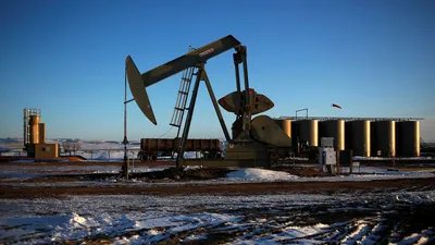 (Representational file image). An oil drilling pump site is seen in McKenzie County outside of Williston, North Dakota. (Shannon Stapleton/Reuters)