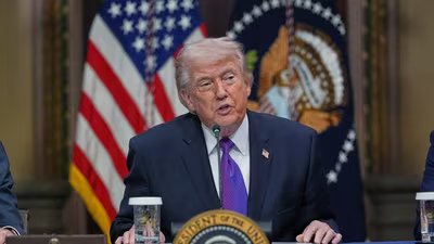 President Donald Trump speaks during an event about the Ratepayer Protection Pledge, in the Indian Treaty Room of the Eisenhower Executive Office Building on the White House complex, Wednesday, March 4, 2026, in Washington. (AP Photo/Jacquelyn Martin) (AP)
