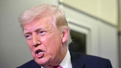 “They gave us most of the points. Why wouldn’t they?” Trump told reporters on Air Force One. (AFP)