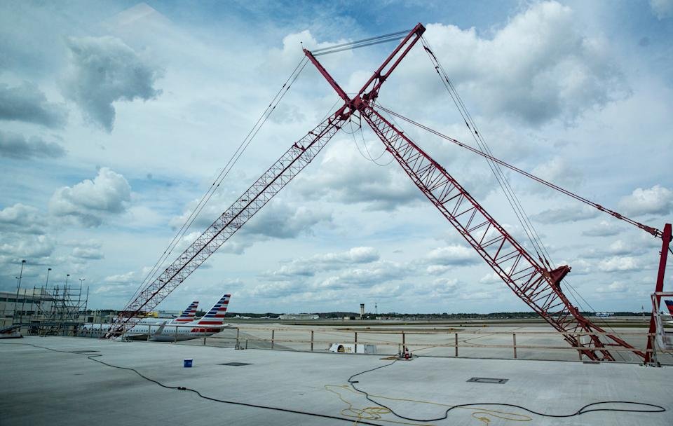 Construction on some of the existing concourses continues at Southwest Florida International Airport in Fort Myers on Friday, March 1, 2024.