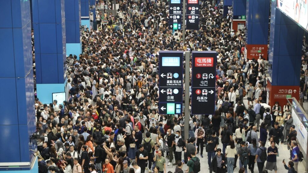 Anger after chaotic 2½-hour disruption on East Rail line as man opens train exit
