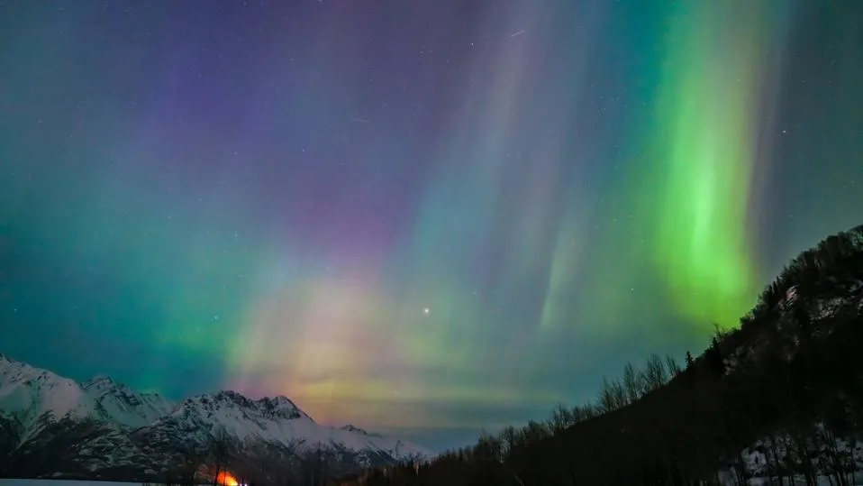 Northern Lights illuminate Alaska skies