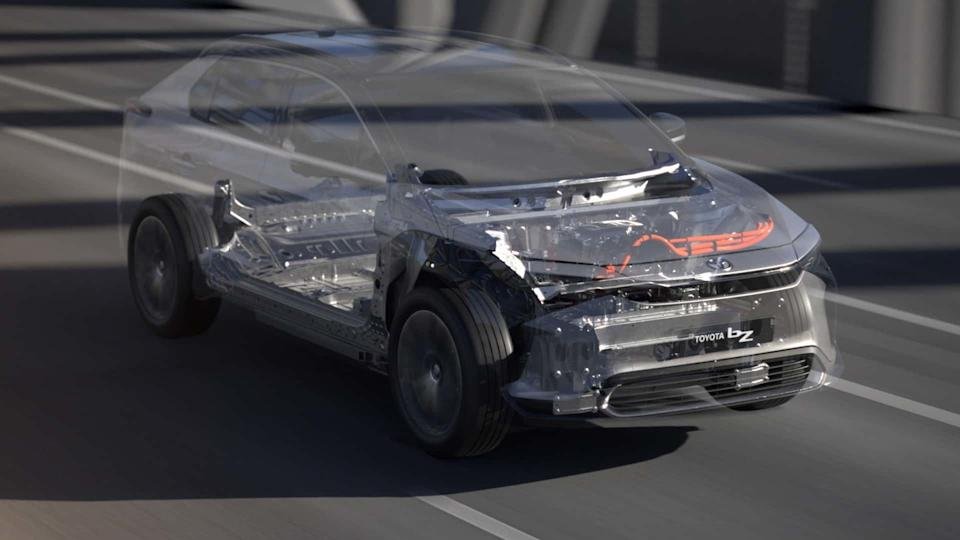 Toyota bZ4X Cutaway
