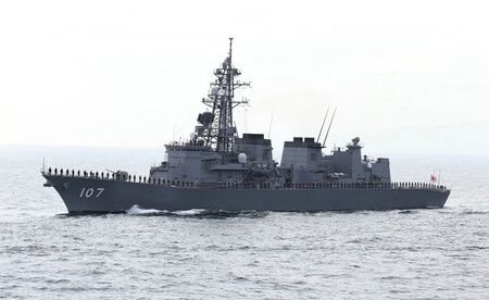 Japan SDF Ship Sails through Taiwan Strait: China