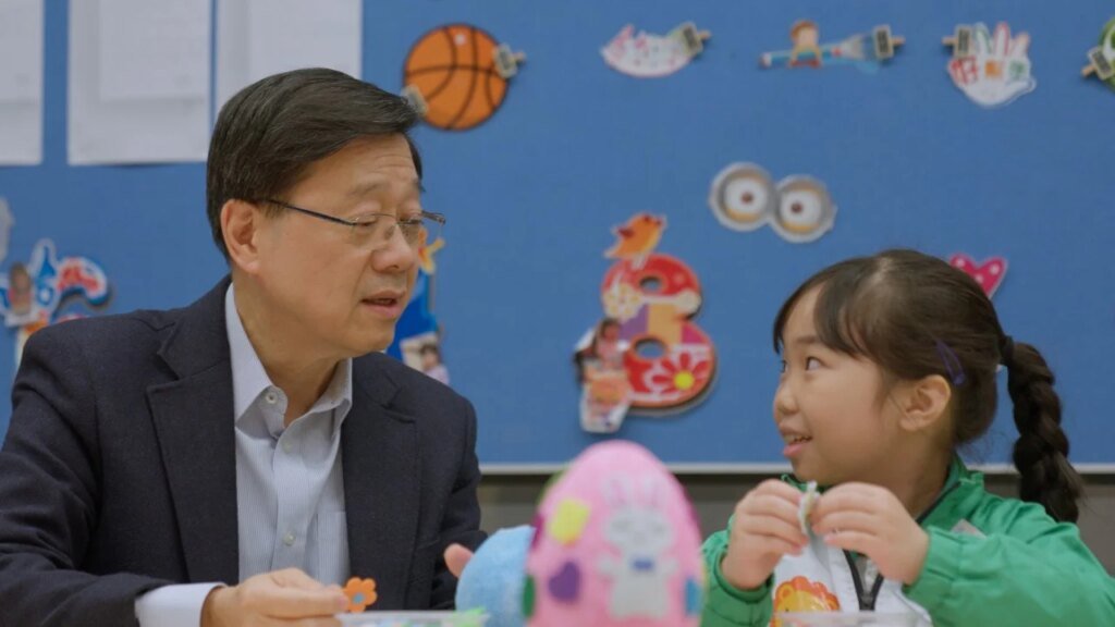 Hong Kong’s John Lee pledges to expand after-school care for low-income families