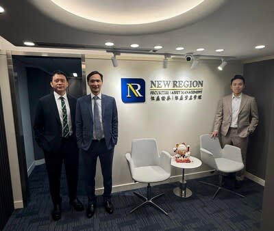 Management Team representing the company's launch of the New Region China Fund for professional investors.