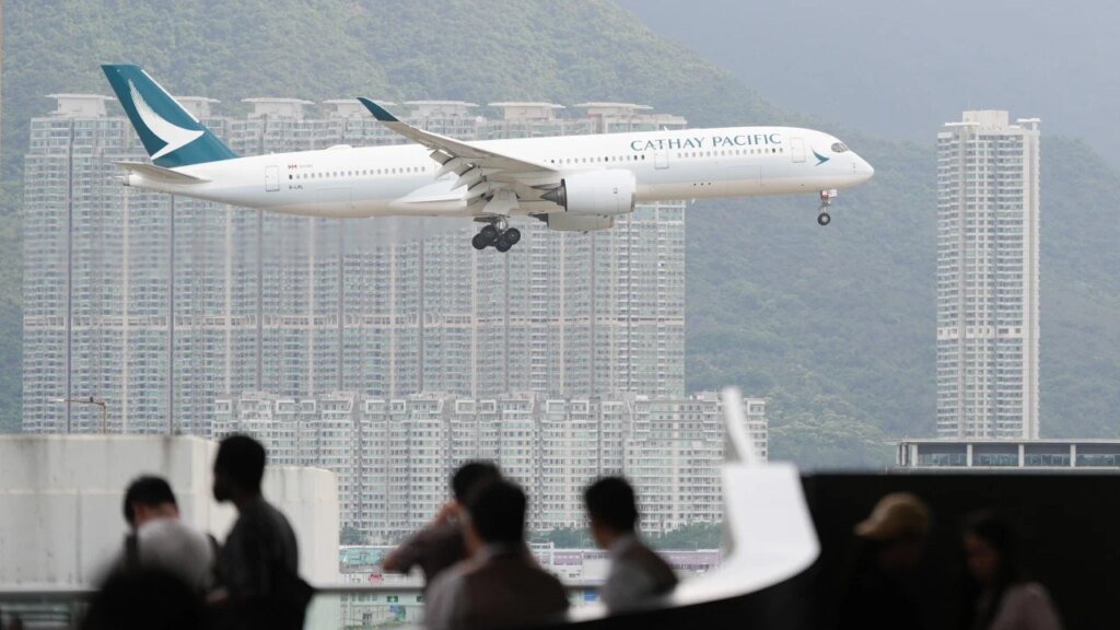 Man dies on Cathay Pacific flight from UK to Hong Kong