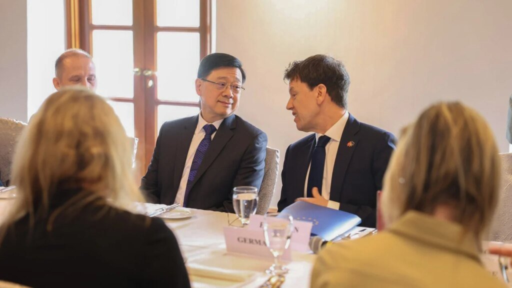 Hong Kong leader John Lee, EU officials meet to discuss trade, cooperation