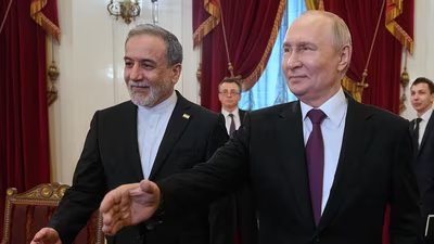 Iran seeks Russia’s support amid US war. (AP)
