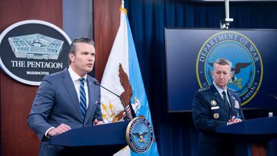 Pentagon chief Hegseth also warned Tehran that the US was aware of Iran's alleged movements of its military assets. (AP)