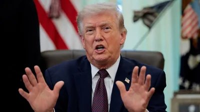 President Donald Trump speaks during the signing ceremony for an executive order on mail ballots (REUTERS)