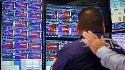 The 'freak out' indicator, a measure of market anxiety, reached new heights, with traders reacting to geopolitical developments. (Bloomberg)