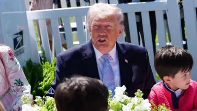 President Trump acknowledges American desire for troop withdrawal from Iran. Photographer: Aaron Schwartz/CNP/Bloomberg (Bloomberg)