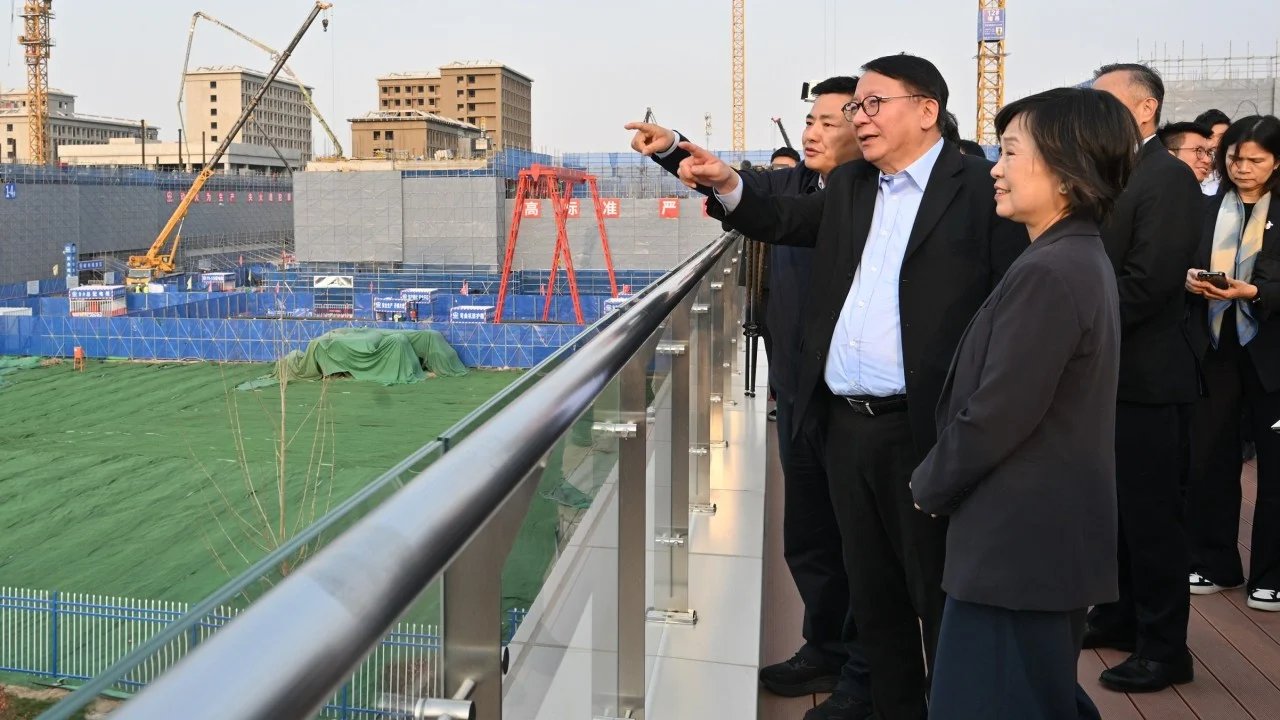 University town to be fast-tracked, Eric Chan says after mainland China visit