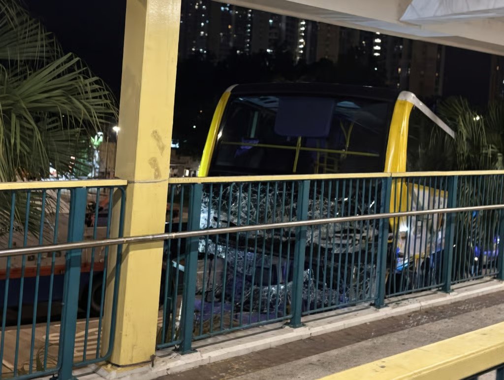 Citybus has said no passengers were on board at the time. Photo: Handout