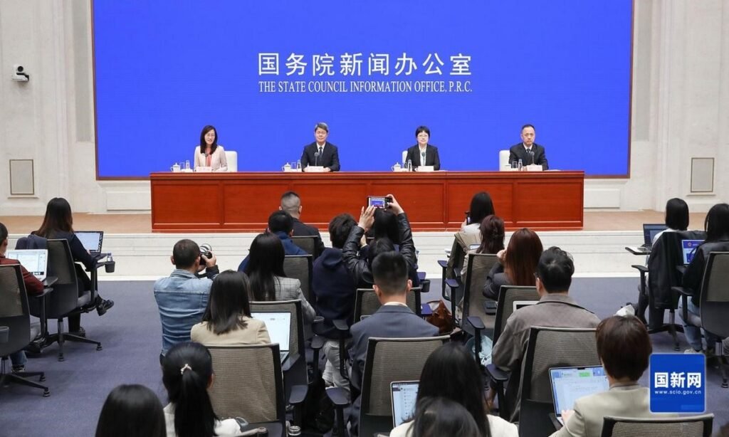 The State Council Information Office holds a press conference on April 21, 2026. Courtesy of the State Council Information Office