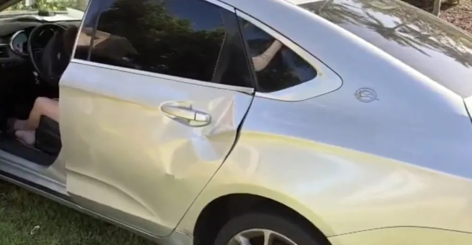 person who hit kid at bus stop