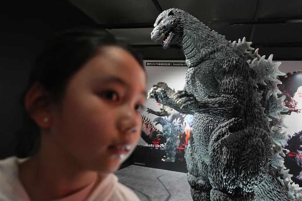 Godzilla makes an appearance. Photo: Eugene Lee