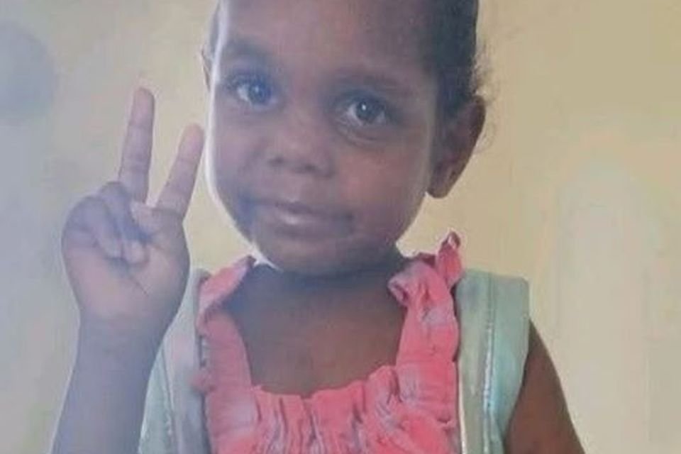 Sharon, a five-year-old resident of Alice Springs, was last seen by her family when she was being put to bed Photo: Handouts/ Northern Territory Police
