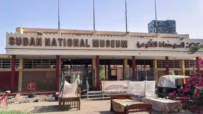 The Sudan National Museum in Khartoum was heavily damaged by fighters from the Rapid Support Forces.
