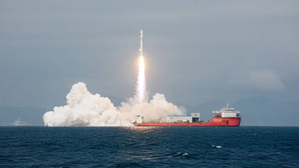 China to launch its 1st rocket from international waters today