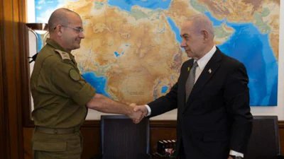 Roman Gofman joined Netanyahu's office in April 2024 and is seen as being supportive of Netanyahu's nationalist ideas. (X/@netanyahu)