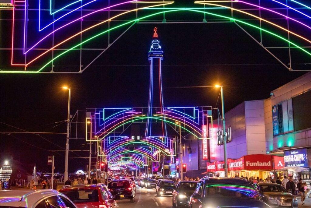 Blackpool Illuminations Annual Lights Festival As UK Unveils Energy Support For Businesses