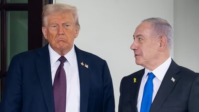 President Trump praised Israel as a vital ally, highlighting its military strength amidst rising tensions in the Middle East. (AFP)