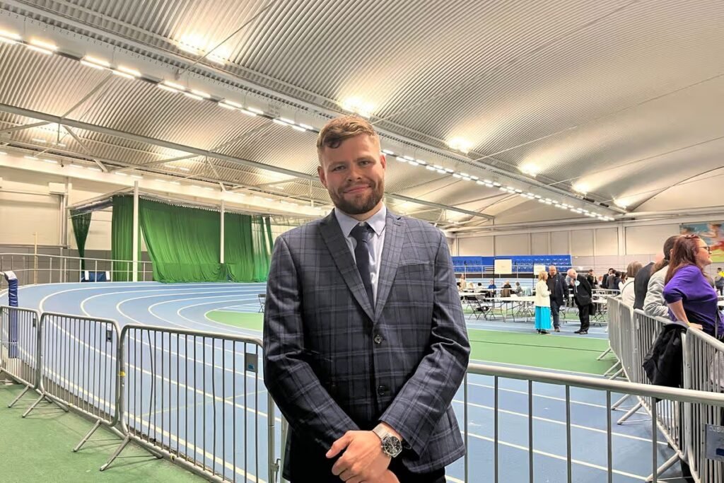 Nathaniel Menday was named the Reform UK councillor in Woodhouse