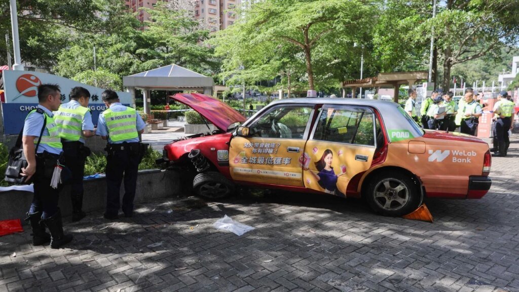 Woman dies, another unconscious as taxi driven by man in 70s crashes into planter