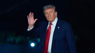 US President Donald Trump said on Sunday that he had reviewed Iran’s response to Washington’s peace proposal (AP)