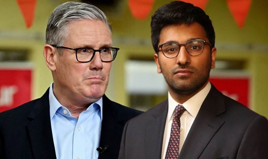 Keir Starmer and Ameer Kotecha
