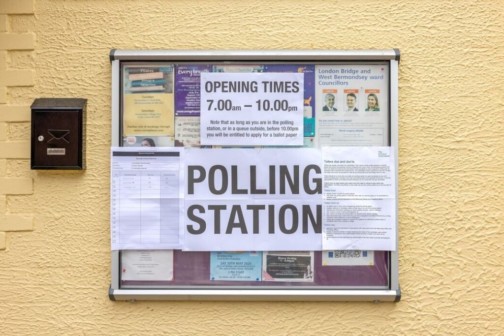 Voters Head To The Polls In The UK Local Elections
