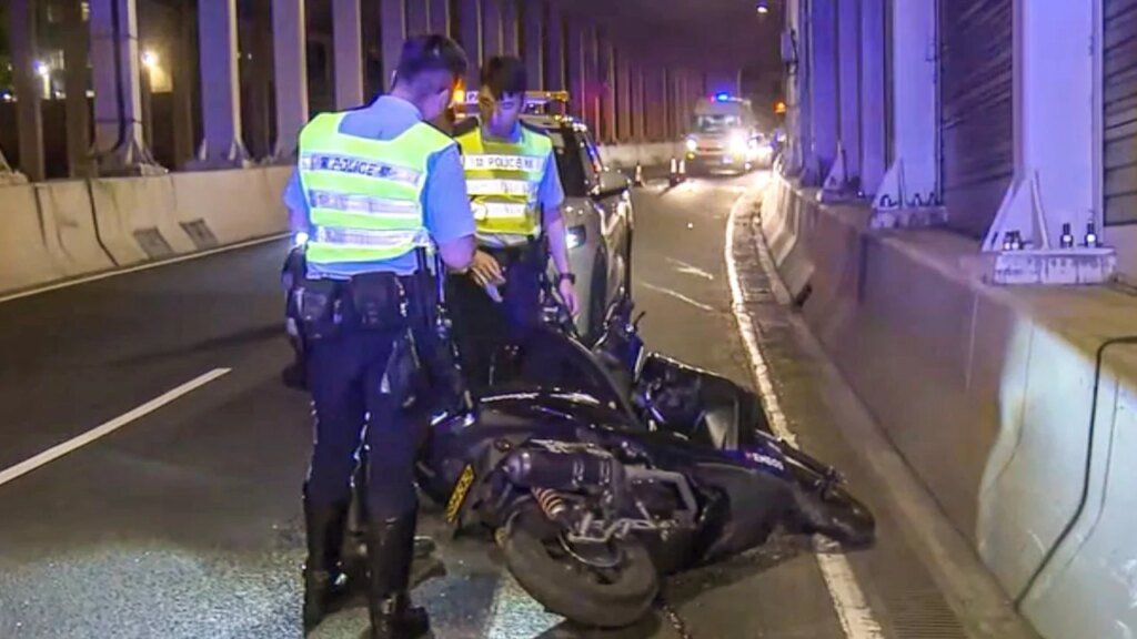 Motorcyclist, 58, killed in Eastern Harbour Crossing crash, police investigate