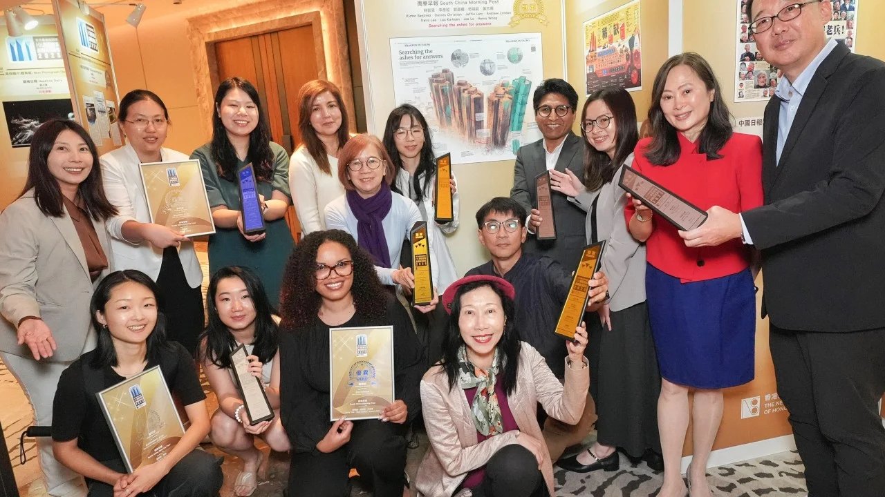 ‘Tell good stories of Hong Kong’ amid global turmoil, John Lee urges local media