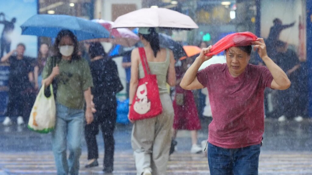 Hong Kong faces hail threat as amber rainstorm warning issued