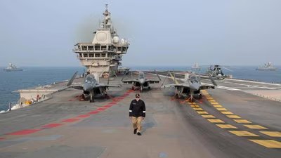 Given that the PLA is making one ship every seven days, India has no options but to develop long range capabilities in its island territories of Lakshadweep and Andamans and Nicobar Island. (HT Photo)