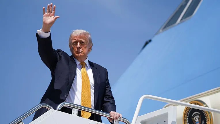 Trump departs for Beijing for summit with Chinese leader Xi Jinping