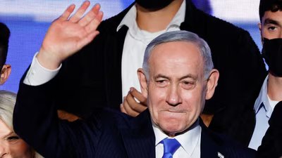 Israeli Prime Minister Benjamin Netanyahu (in picture) said that "they're trying to steal the election" after reports that individuals were arrested with envelopes of cash. (REUTERS)