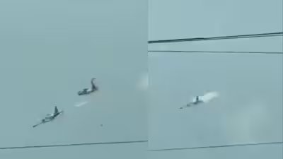 The air force did not provide details of what it called an accidental crash. (X/@fl360aero)