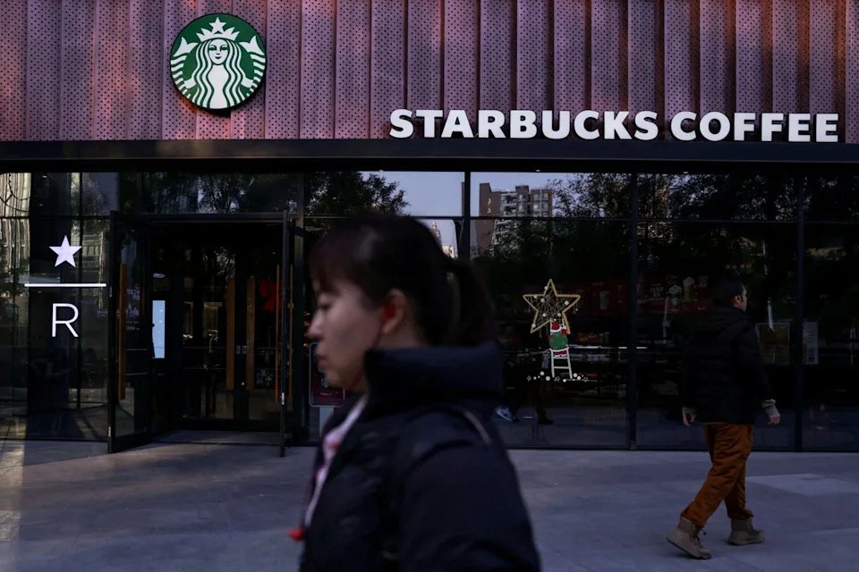 Starbucks customers in China will now have to buy something before taking a seat in its cafés, as the coffee chain tightens its rules on who can use its stores (Reuters)